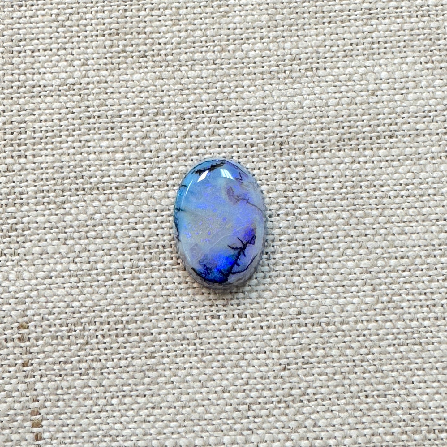 Sterling Opal Oval 10x14mm Cabochon