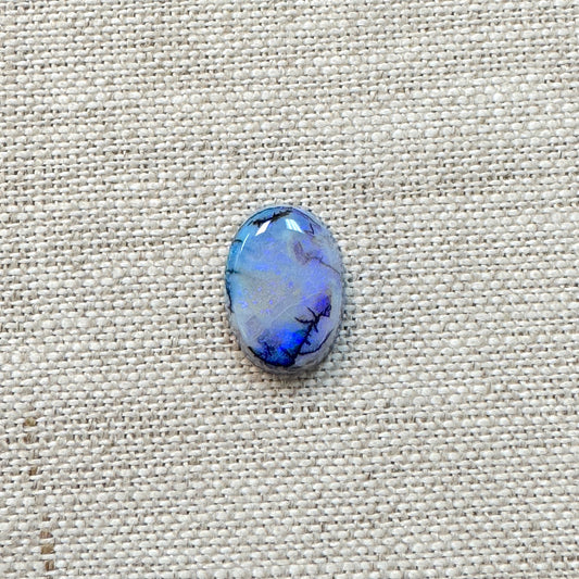 Sterling Opal Oval 10x14mm Cabochon