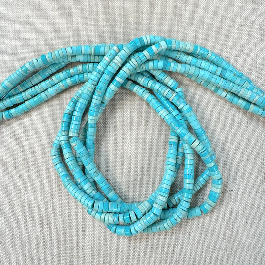 Sonoran Blue 5mm Disc Strands --16"