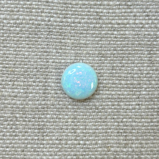 Sterling Opal 12mm Round Cabochon