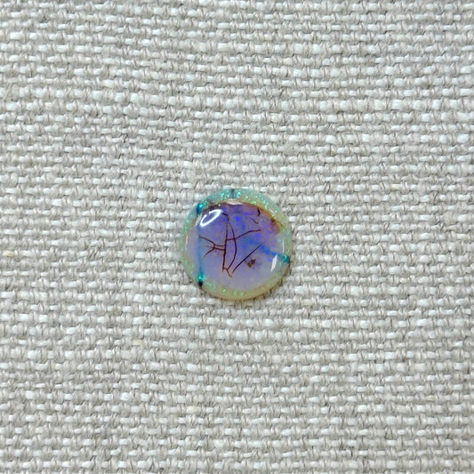 Sterling Opal 12mm Round Cabochon