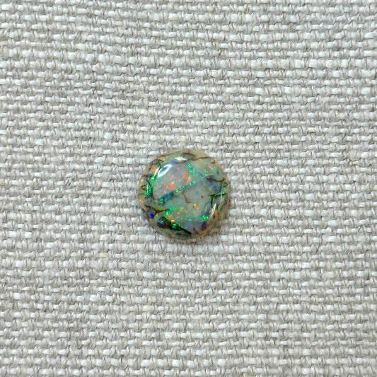 Sterling Opal 12mm Round Cabochon
