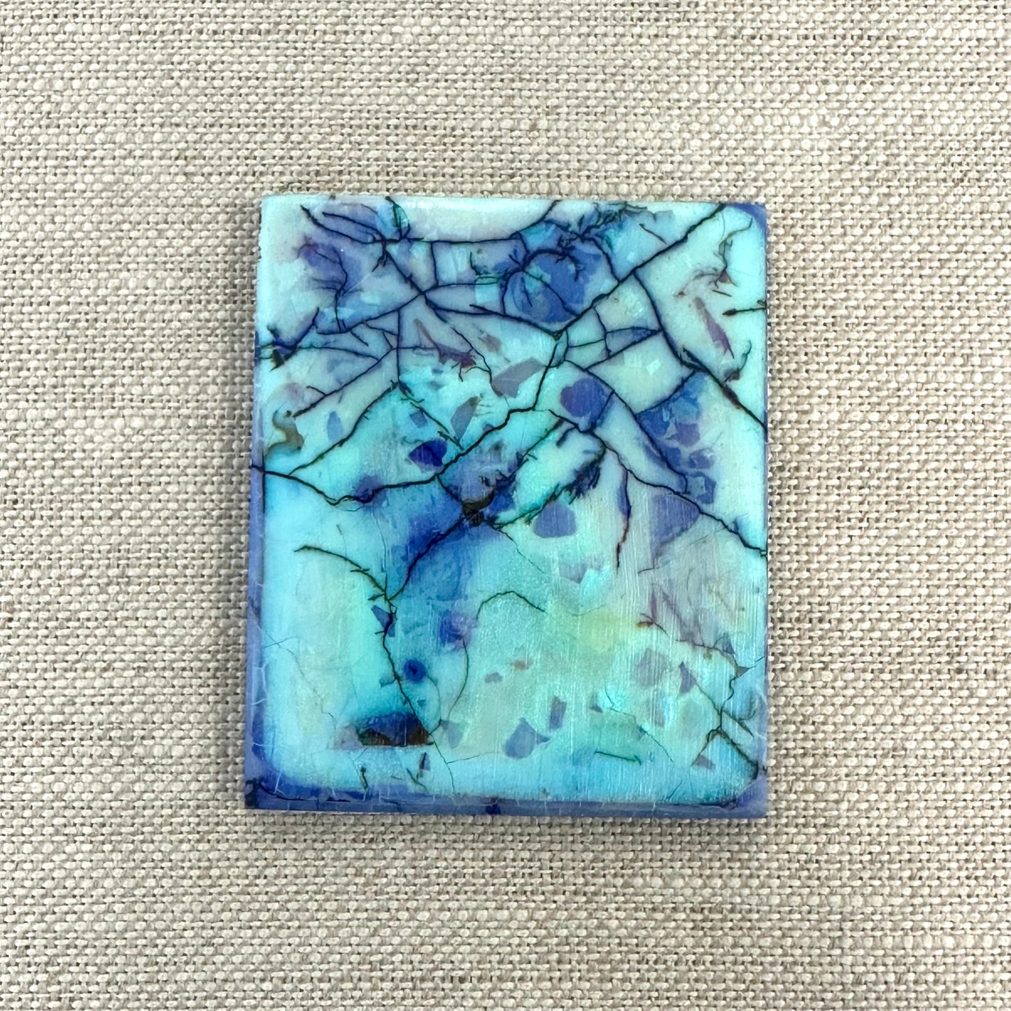Sterling Opal Backed Rough Slab -10.4 grams