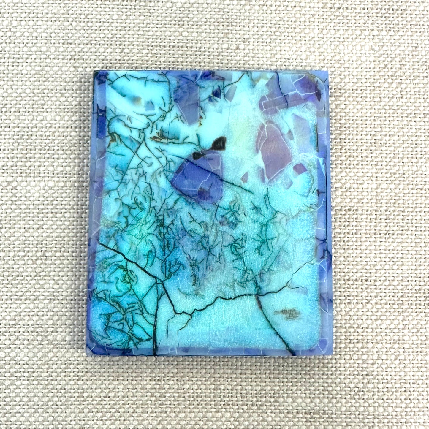 Sterling Opal Backed Rough Slab -10.6 grams