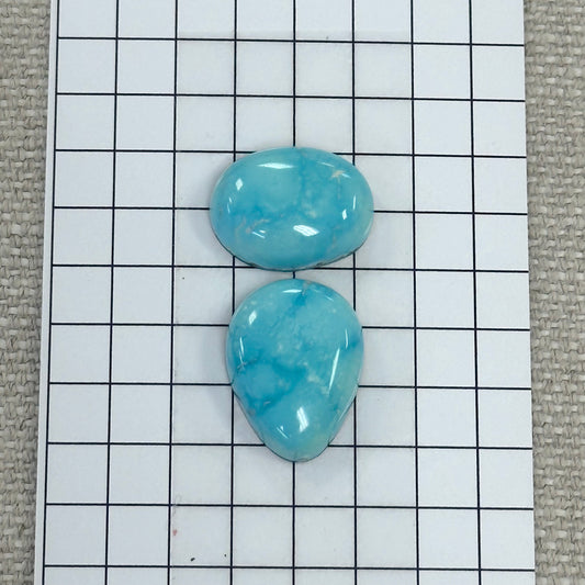 Bluebird Turquoise Cabochon Set