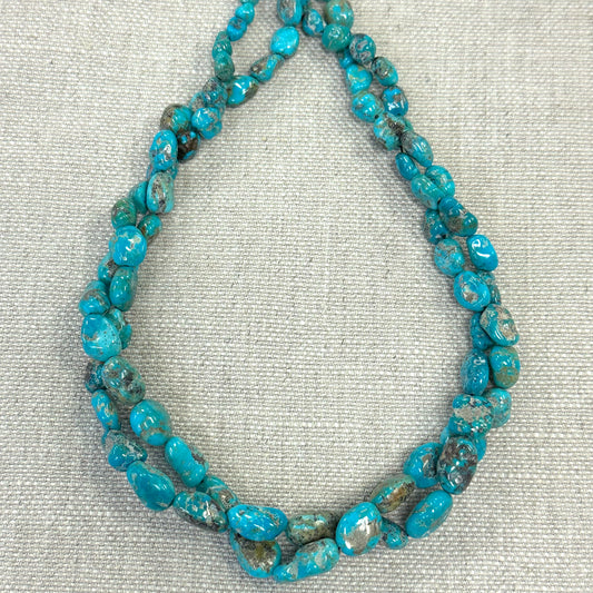 Nevada Tonopah 6-10.7mm Graduated Freeform Nugget Strands  --16"