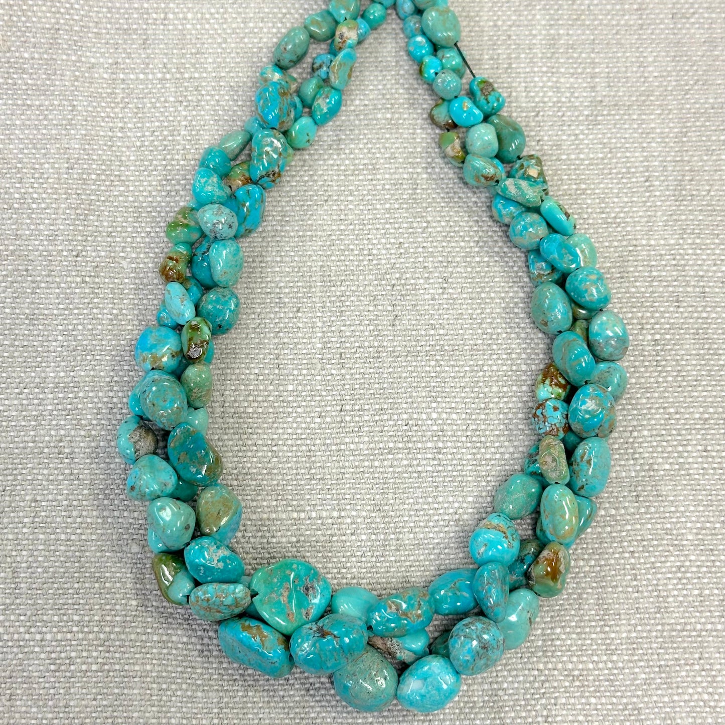 Nevada Tonopah 4.8-14.3mm Graduated Freeform Nugget Strands  --16"