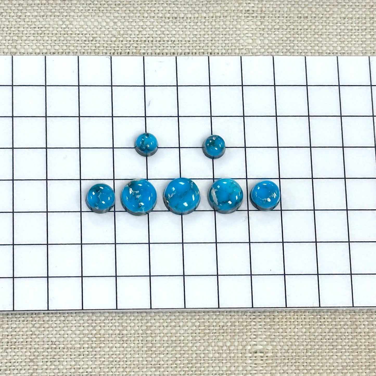Kingman Ithaca Turquoise Cabochon Set