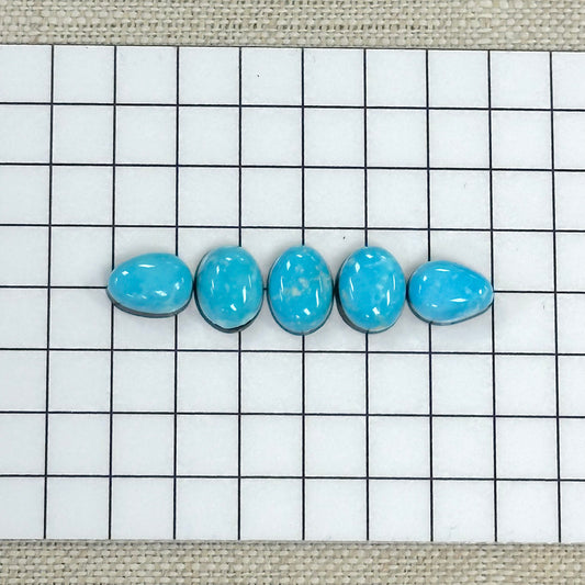 Kingman Ithaca Turquoise Cabochon Set