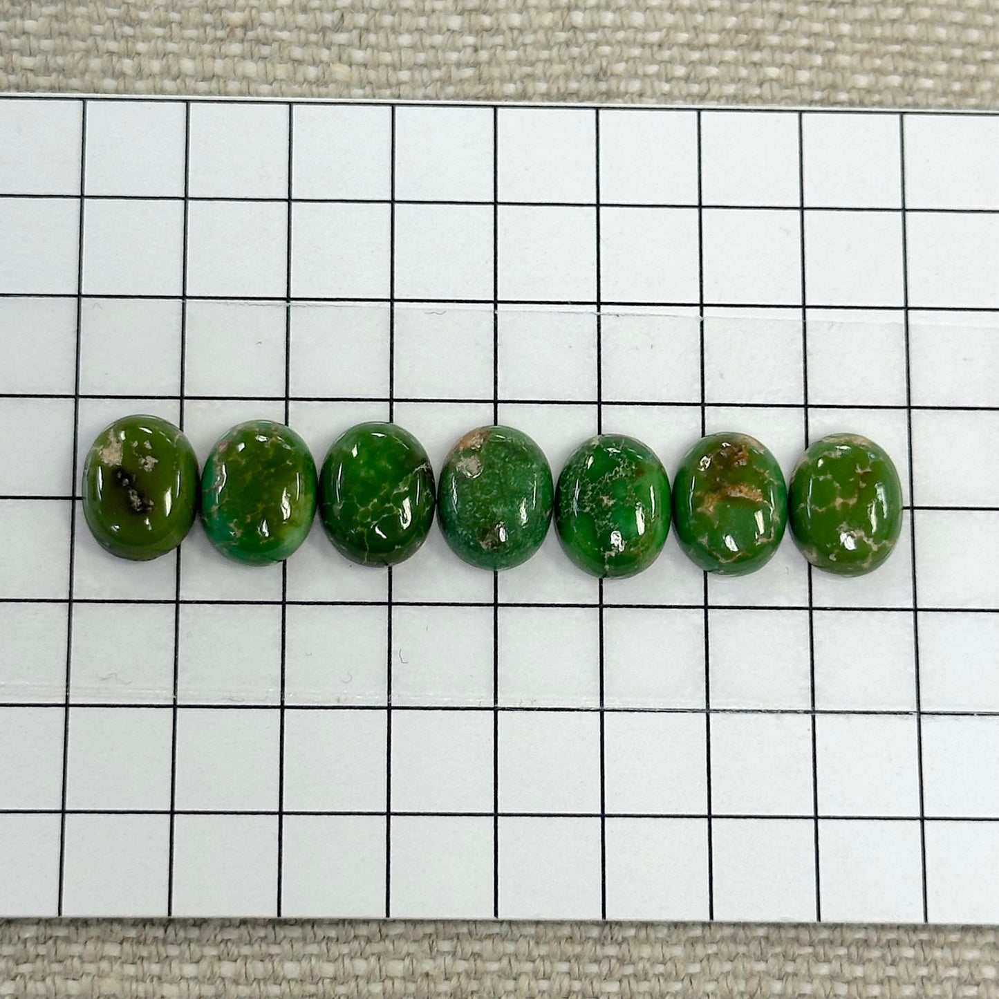 Sonoran Gold Calibrated Cabochon Set-- 7 piece