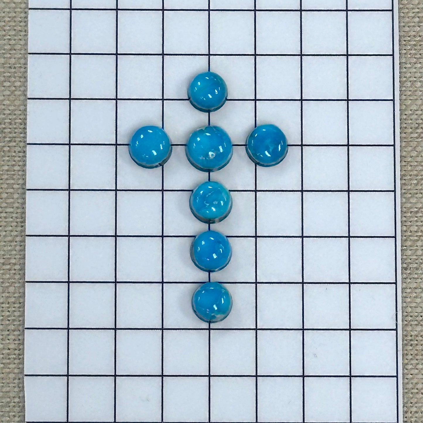 Kingman Ithaca Turquoise Cabochon Set
