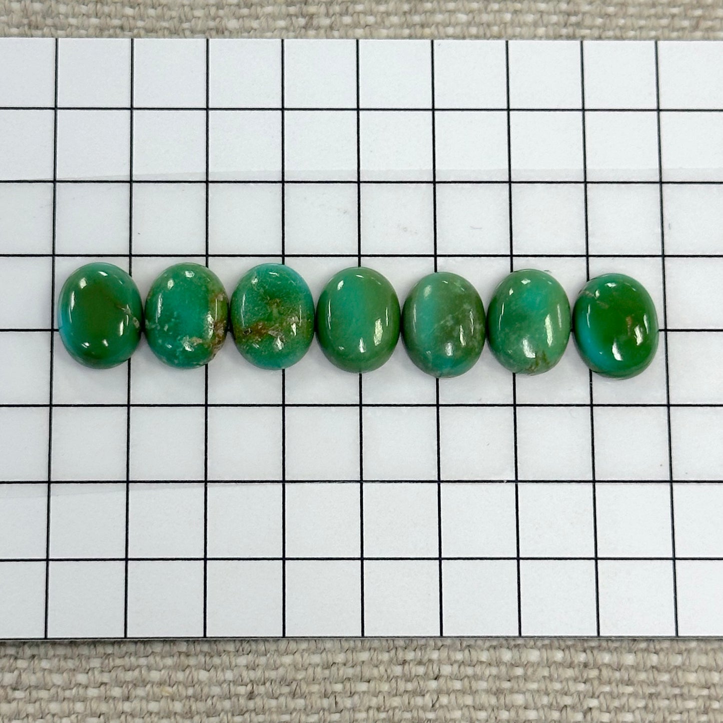 Sonoran Gold Calibrated Cabochon Set-- 7 piece