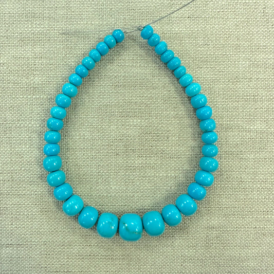 Blue Ridge 5-10mm Graduated Beads -- 8" strand