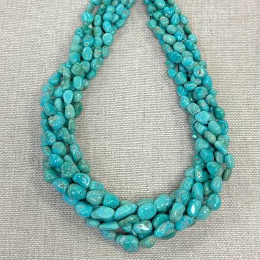 Sierra Nevada 5.5-10.7mm Graduated Freeform Nugget Strand  -- 16"