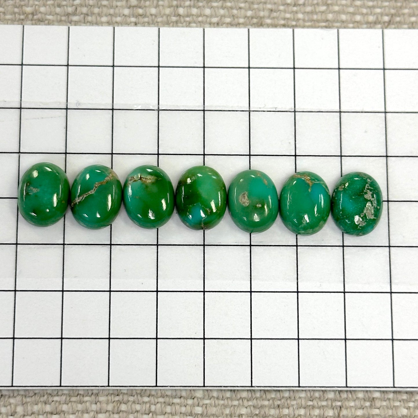 Sonoran Gold Calibrated Cabochon Set-- 7 piece