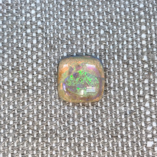 Sterling Opal 12mm Square Cushion Cut