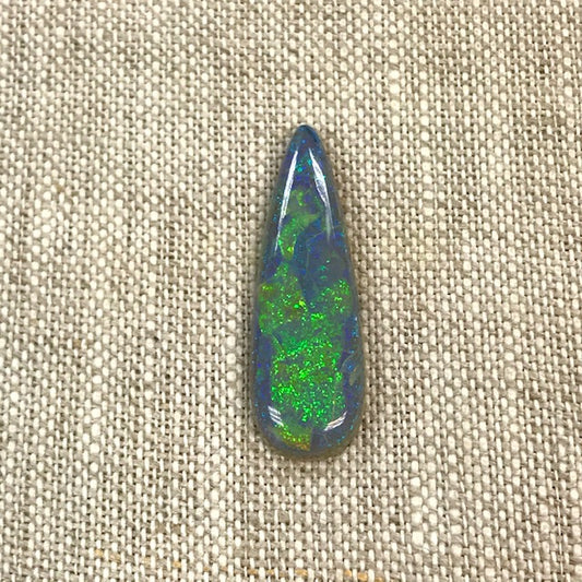 Sterling Opal 10x30mm Long Pear Cabochon