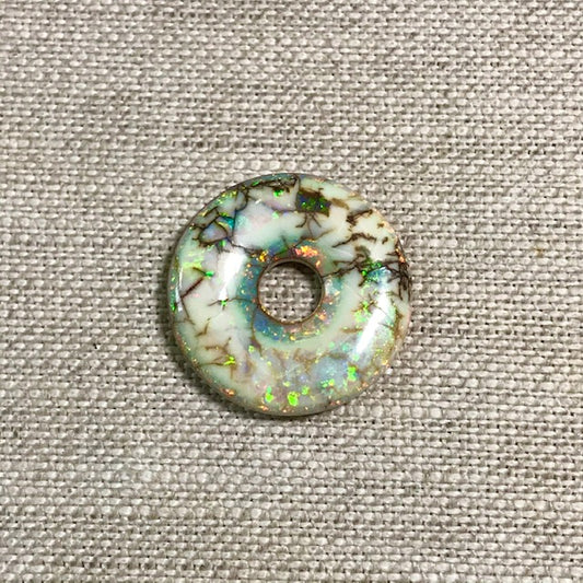 Sterling Opal 20mm Lifesaver