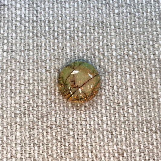 Sterling Opal 12mm Round Cabochon