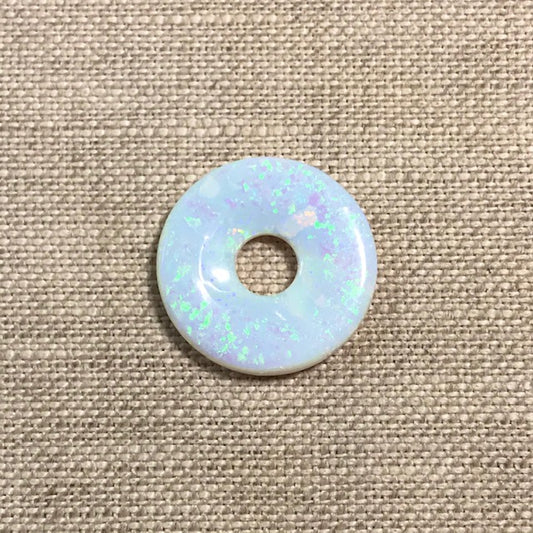 Sterling Opal 20mm Lifesaver