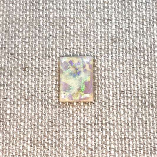 Sterling Opal 12x16mm Rectangle Cabochon