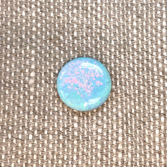 Sterling Opal 14mm Round Cabochon