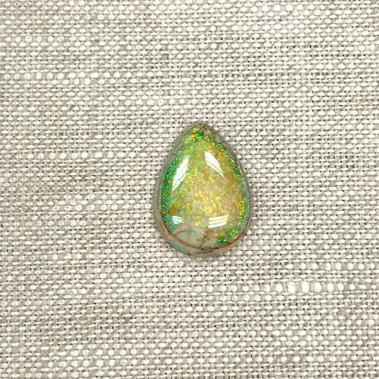 Sterling Opal 13x18mm Pear Cabochon