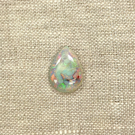 Sterling Opal 13x18mm Pear Cabochon