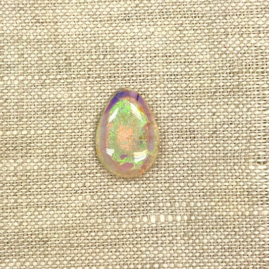 Sterling Opal 13x18mm Pear Cabochon