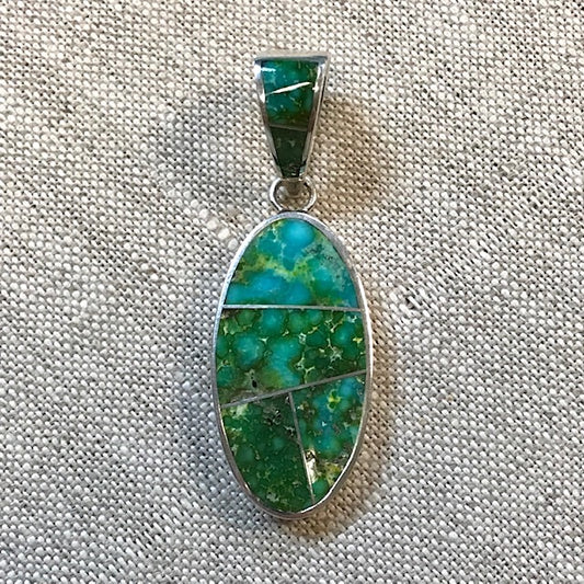 Sonoran Gold Turquoise Pendant