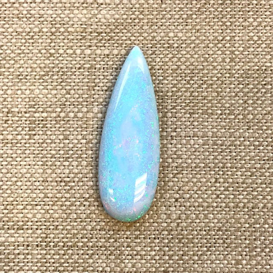 Sterling Opal 10x30mm Long Pear Cabochon