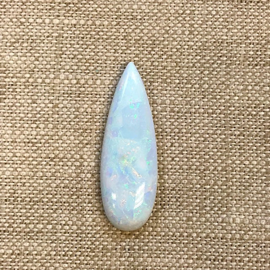 Sterling Opal 10x30mm Long Pear Cabochon