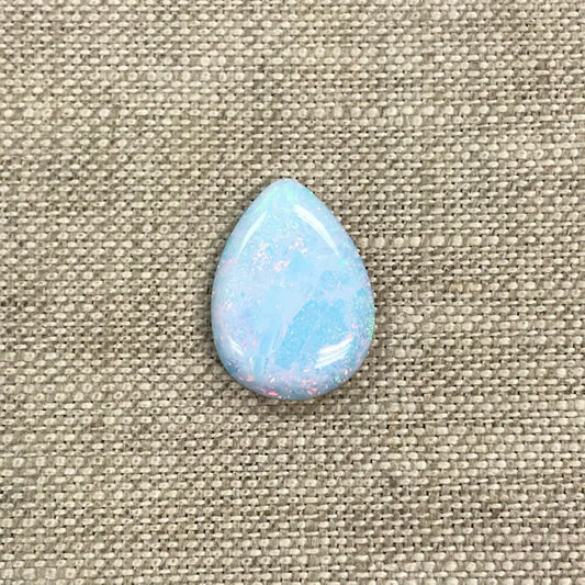 Sterling Opal 13x18mm Pear Cabochon