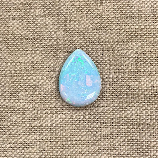 Sterling Opal 13x18mm Pear Cabochon