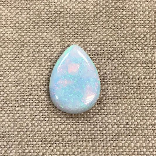 Sterling Opal 13x18mm Pear Cabochon