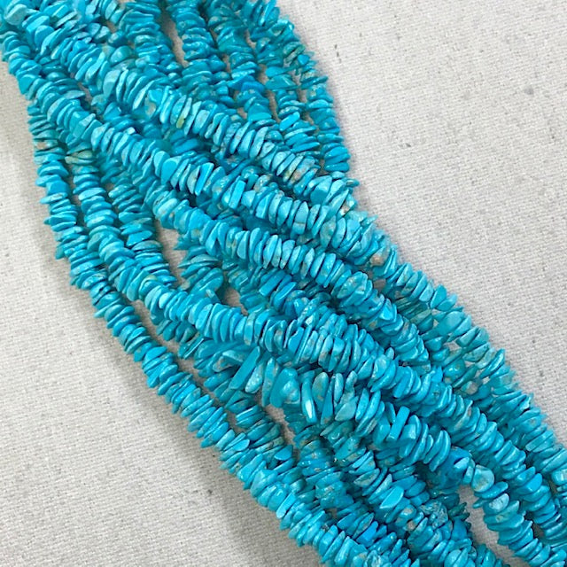 Kingman Flat Bead Strand -- 8"