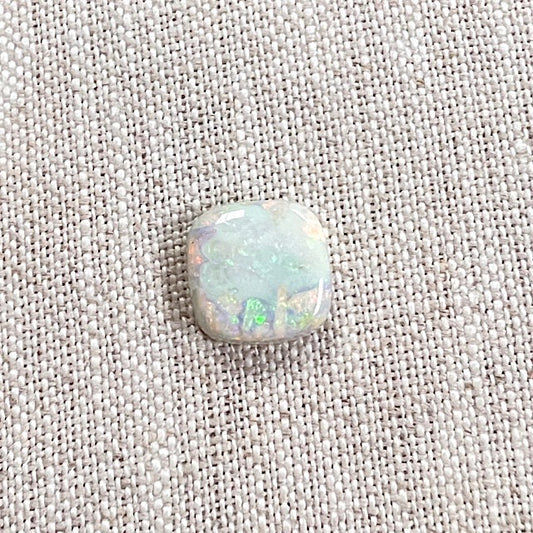 Sterling Opal 12mm Square Cushion Cut