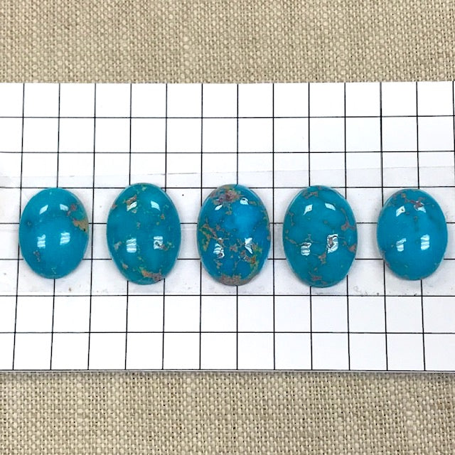 Sonoran Rose Turquoise Cabochon Set