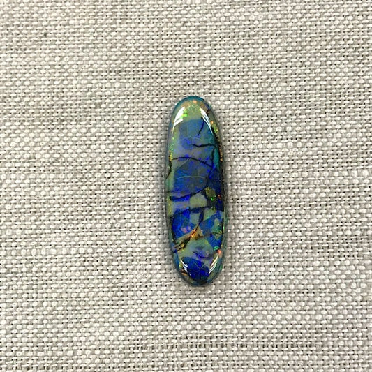 Sterling Opal 10x30mm Oval Cabochon