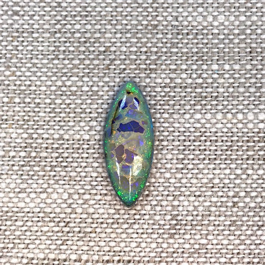 Sterling Opal 7x18mm Marquise Cabochon