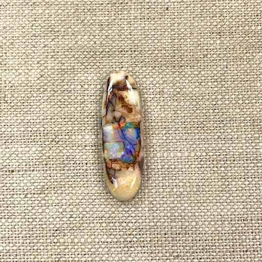 Sterling Opal 10x30mm Oval Cabochon