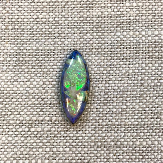 Sterling Opal Marquise Cabochon 7x18mm