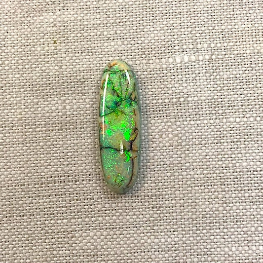 Sterling Opal 10x30mm Oval Cabochon