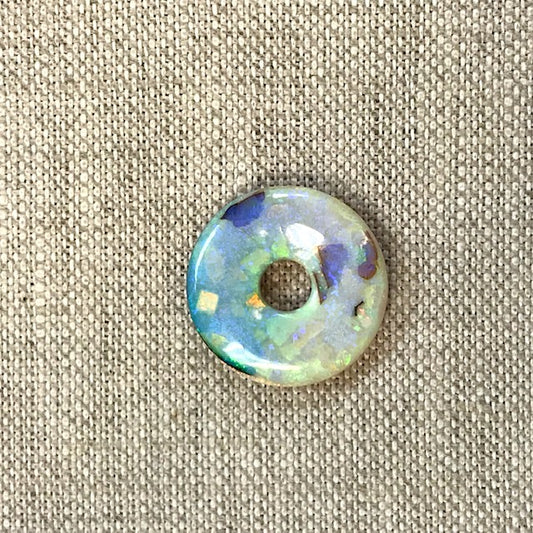 Sterling Opal 20mm Lifesaver