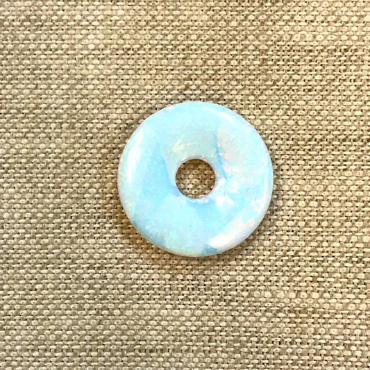 Sterling Opal 20mm Lifesaver