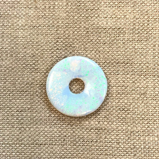 Sterling Opal 20mm Lifesaver