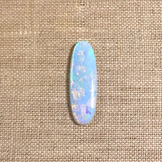 Sterling Opal 10x30mm Oval Cabochon