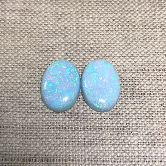 Sterling Opal Oval 10x14mm Cabochon Set