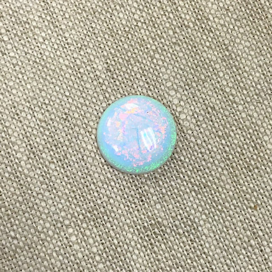 Sterling Opal 14mm Round Cabochon