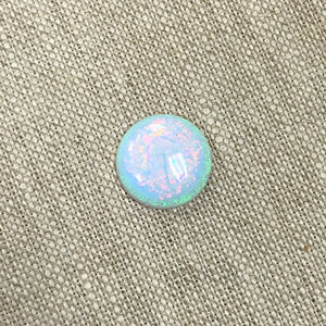 Sterling Opal 14mm Round Cabochon